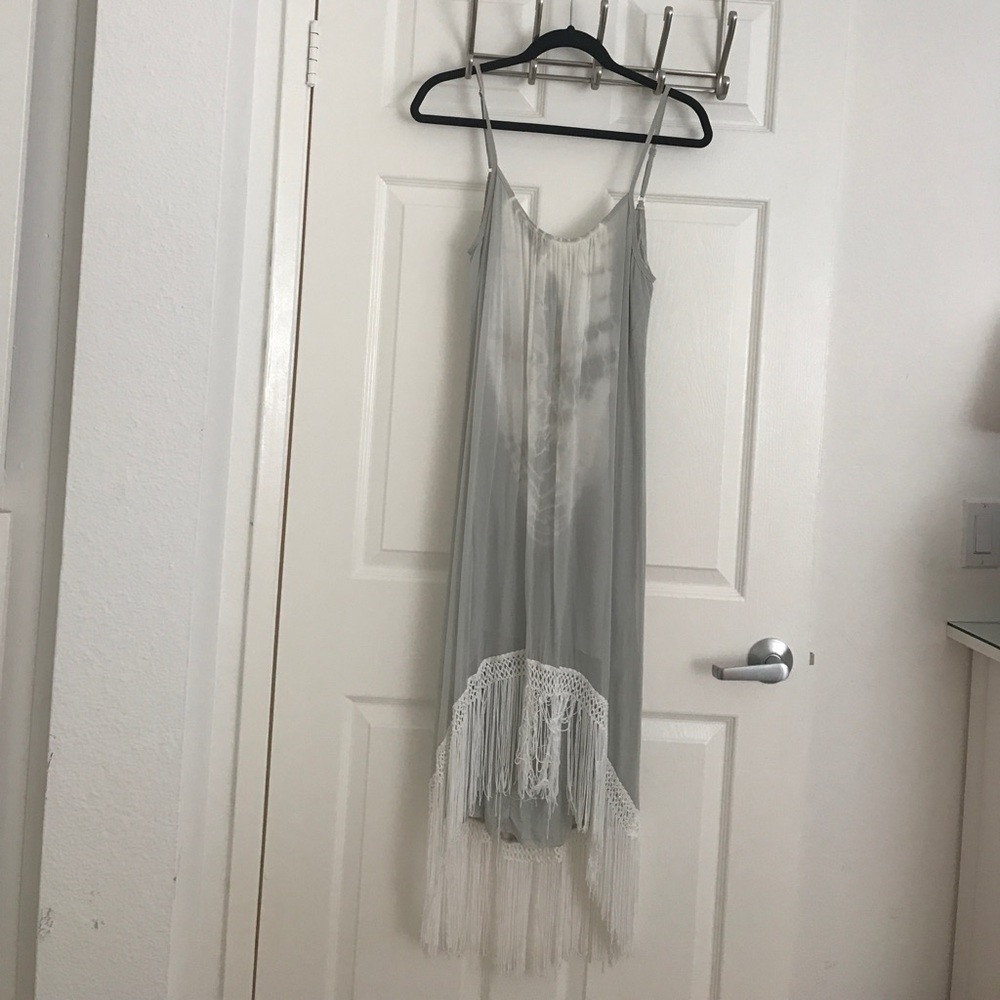 100% SILK TIE DYE DRESS. GYPSY05. SIZE SMALL